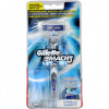 Gillette Mach3 Turbo Rasierapparat (1 Rasierer + 1 Ersatzklinge)