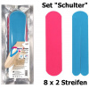 Nasara Precut Tape Anwendungspack "Schulter" (8 x 2 Streifen)