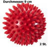 ARTZT vitality Massage-Ball rot, 9 cm (2 St.)