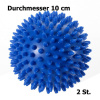 ARTZT vitality Massage-Ball blau, 10 cm (2 St.)