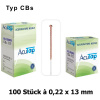 AcuTop Akupunkturnadeln Typ CBs, 0,22 x 13 mm (100 St.)
