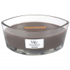 WoodWick Duftkerze "Ellipse Glass" Birchwood (1 St.)
