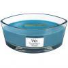 WoodWick Duftkerze "Ellipse Glass" Dew Drops (1 St.)