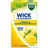 WICK Halsbonbons Zitrone & Natürliches Menthol ohne Zucker Box (46 g)
