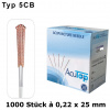 AcuTop Akupunkturnadeln Typ 5CB, 0,22 x 25 mm (1000 St.)