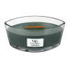 WoodWick Duftkerze "Ellipse Glass" Evening Bonfire (1 Stück)