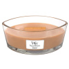 WoodWick Duftkerze "Ellipse Glass" Biscotti (1 St.)