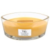 WoodWick Duftkerze "Ellipse Glass" Gold Spun Sugar (1 St.)